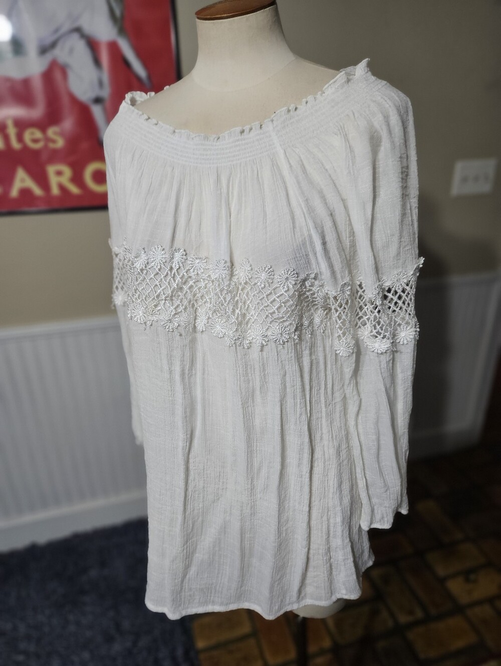 Cal Style White Dress Large